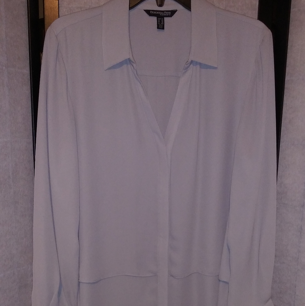 Grey Button Down Top (brand New)